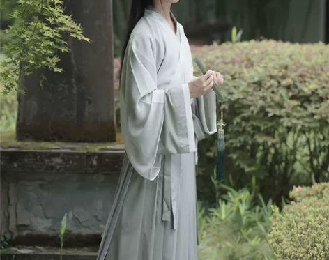 汉服男夏季晋制交领齐腰男女通用情侣cp款一...