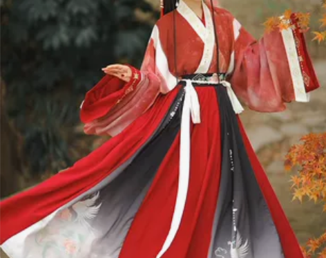 靓写枫桦正品原创汉服女晋制汉服交领齐腰襦裙...