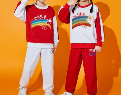 六一儿童啦啦队演出服装小学生运动会班服幼儿...