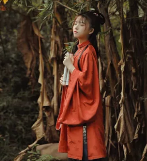 兰若庭汉服 太平有象红色上袄尺码M 颜色买...