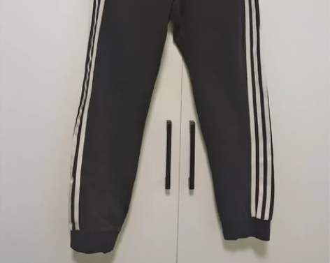 adidas运动长裤女薄绒束脚九分 运动裤...