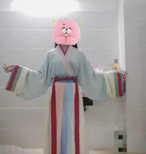 如梦霓裳汉服女情侣装晋襦十二破交嵛裙琼华素...