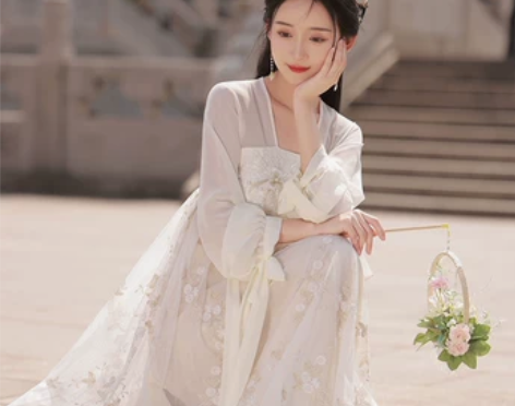 夏季日常上班可穿改良襦裙中国风仙女唐制齐胸...