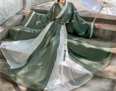 【长安故里】晋制汉服 齐腰交领 包邮 汉旭...