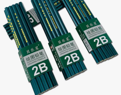 小学生2B考试铅笔 绘图绘画素描笔 六角杆...