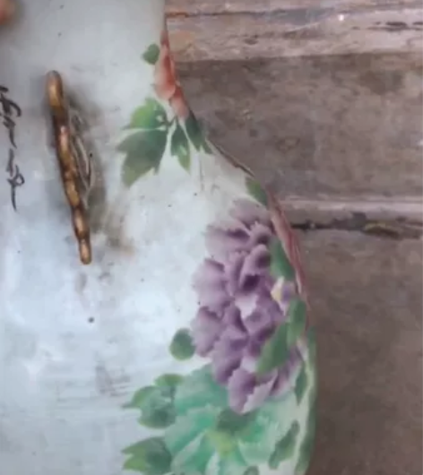 今天收的民国时期大名家邹和胜刷花富贵牡丹大...