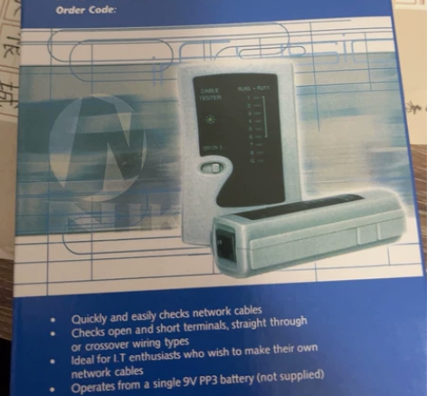 全新的，网络测试仪，网线测试仪 感兴趣的话...