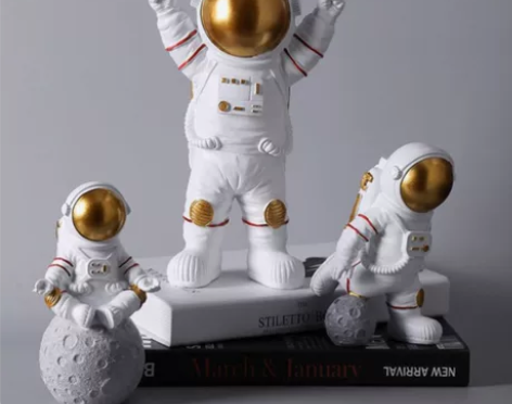 创意乐队宇航员摆件太空人北欧客厅桌面轻奢家...