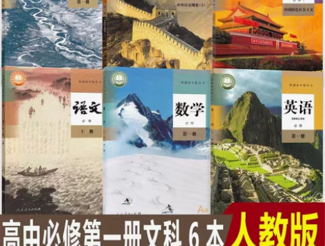 正版二手新版人教版高一语文数学英语历史政治...