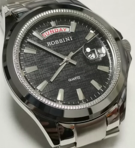 罗西尼手表 专柜购买 双日历正装手表,几乎...