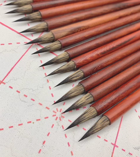 店不开了，闲置，纯紫毫小楷毛笔，勾线笔，瘦...