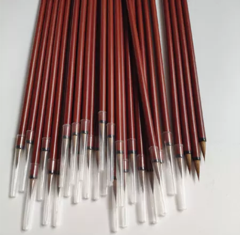 新品狼毫小楷蝇头抄经小楷毛笔 出峰1.7 ...