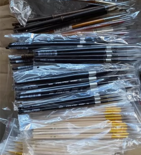 水彩笔清仓 进口黑天鹅 国产毛笔青丝 霓裳...