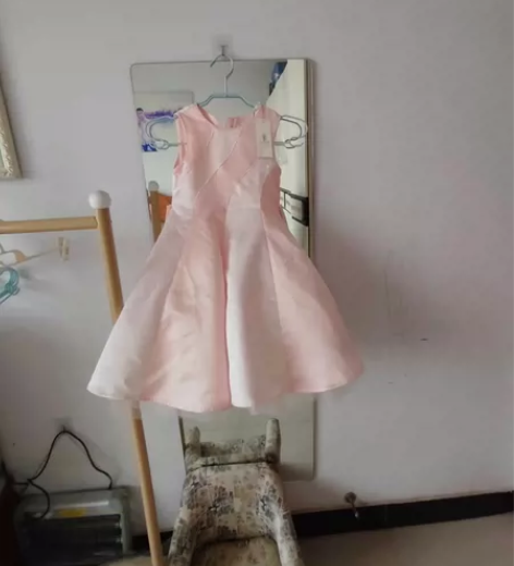 全新带吊牌法纳贝儿女童生日公主裙高端花童婚...