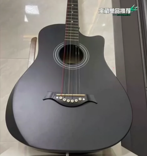 【低价转让】全新包邮38寸顶级云杉木单板民...