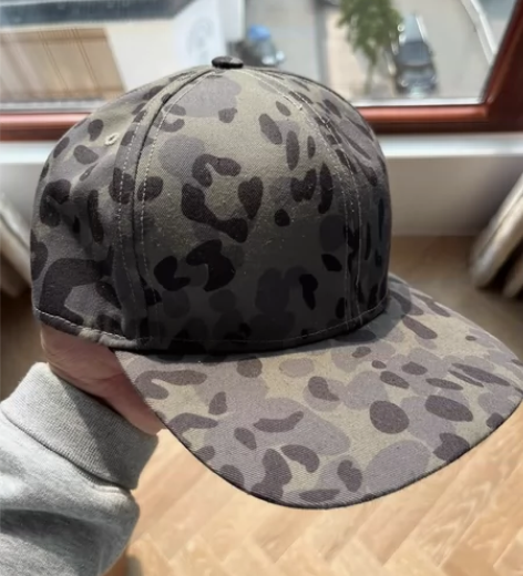 Adidas迷彩平檐帽 棒球帽 高中时候实...