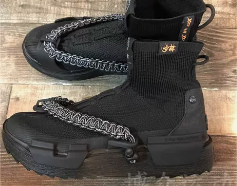 特步运动鞋潮鞋少林问禅罗汉鞋走秀高帮一脚蹬...