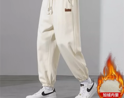 【爆款促销】卫裤潮牌宽松运动束脚休闲长裤男...
