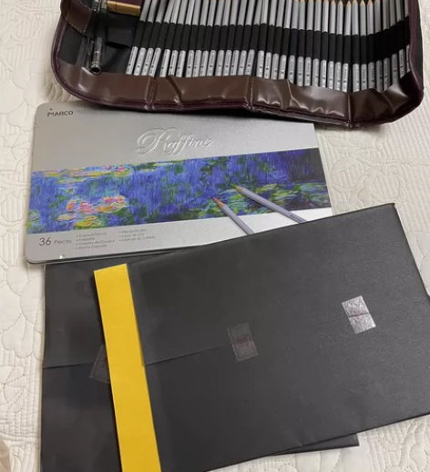 马可7100专业绘画彩色铅笔 36色铁盒装...