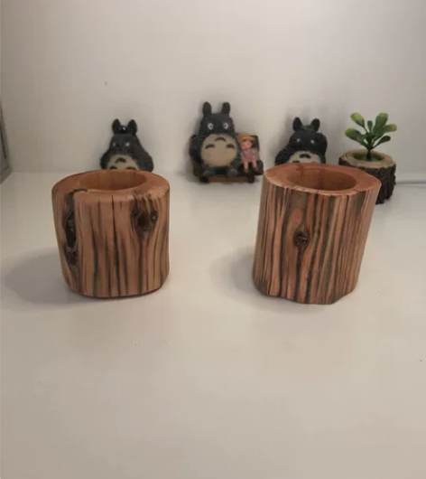 太行崖柏 袖珍小摆件 两个 128包邮 不...