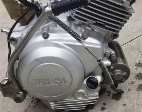 雅马哈天剑g125发动机不烧机油状态极品 ...