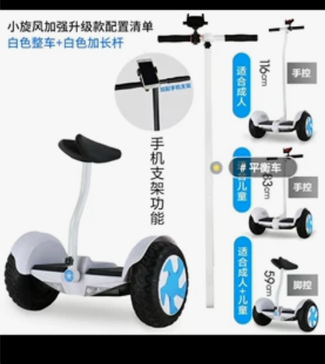 领奥迷你型电动自平衡车双轮成人智能体感思维...