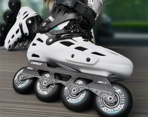美洲狮溜冰鞋男直排轮滑鞋成人女大学生专业旱...