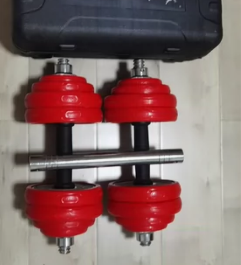 朗威哑铃，大品牌，质量就是好。总重30公斤...