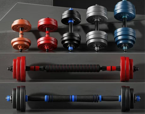 朗威哑铃男士健身器材家用一对哑铃铃可练调节...