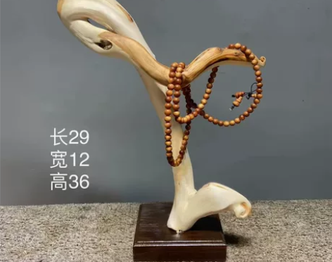 太行崖柏天然随形根雕笔挂工艺品摆件 【扭转...