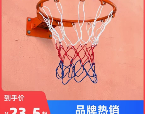 篮球框实心室外成人家用可扣篮室内标准儿童壁...