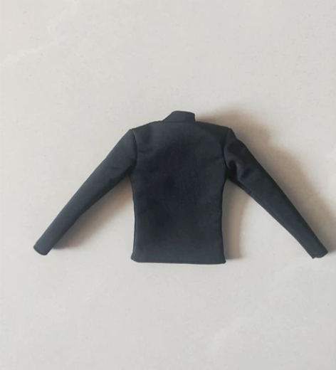 1/6兵人衣服  黑色弹力长袖汗衫  全新...