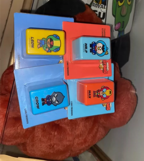 荒野乱斗周边印章 四个打包出 感兴趣的话点...