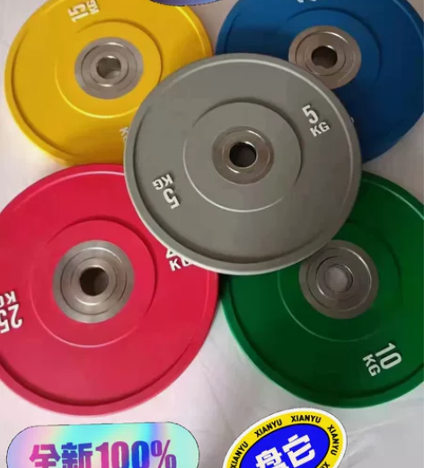 友友们！我真的会一整个爱住彩色杠铃片，彩色...