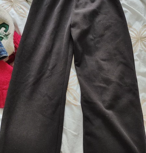 运动裤子女春秋2022年新款高腰直筒休闲垂...