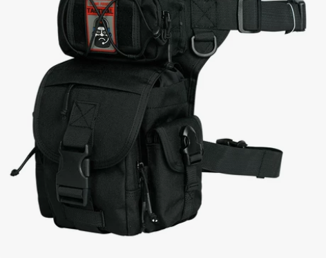 多功能腿包男战术腿包摩托车骑行腰挂包机车运...