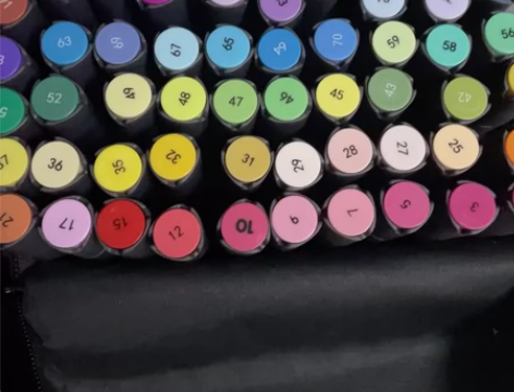 STA斯塔双头油性马克笔80色 买了就用过...