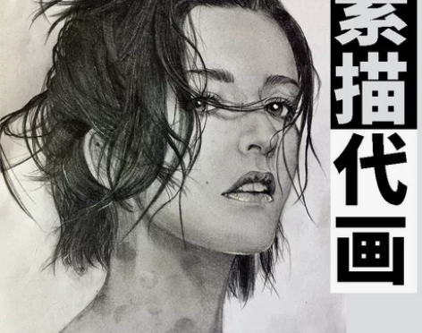 手绘头像 手绘照片创意素描静物风景代画真人...