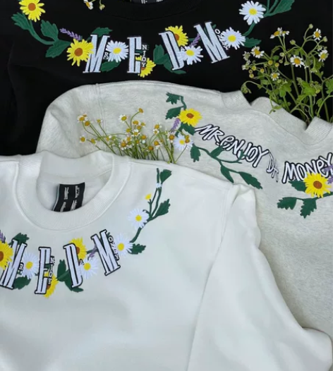 【不正包退】MEDM“花环系列”圆领卫衣男...