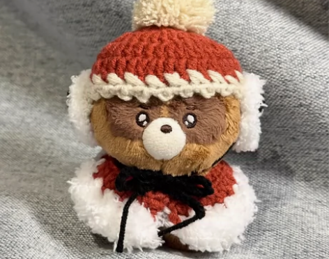 10cm海星体娃衣 毛绒耳罩20 帽子25...