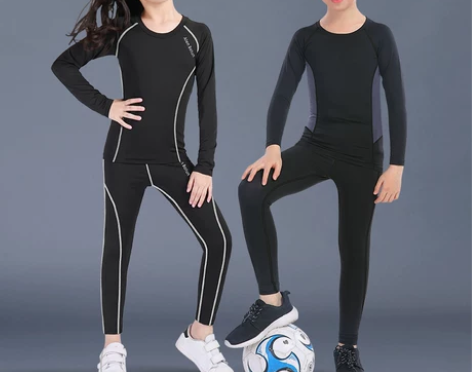 篮球裤 足球篮球官方正品儿童紧身衣服速干训...