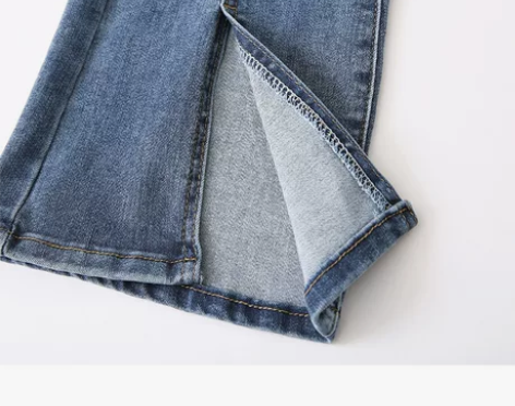 喇叭牛仔裤 牛仔裤喇叭裤高腰拉夏贝尔/La...