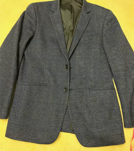 虎都男士休闲西装外套 含绵羊毛35.4%，...