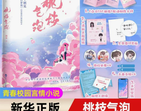 桃枝气泡 栖见著 青春校园言情小说 晋江文...