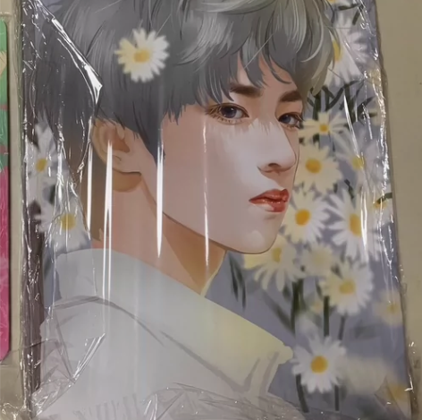 刘耀文无框画全新没拆封 tag：时代少年团...