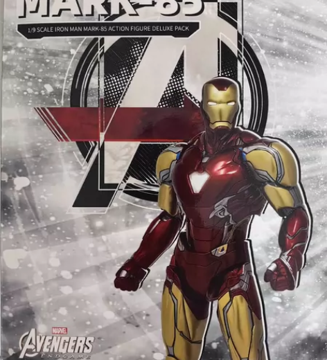 漫威正版，咪咕钢铁侠手办mk85 可动人偶...