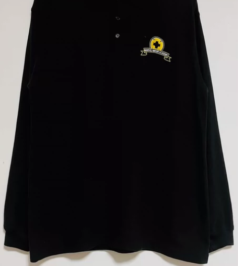 古着Vintage美式复古长袖Polo衫 ...