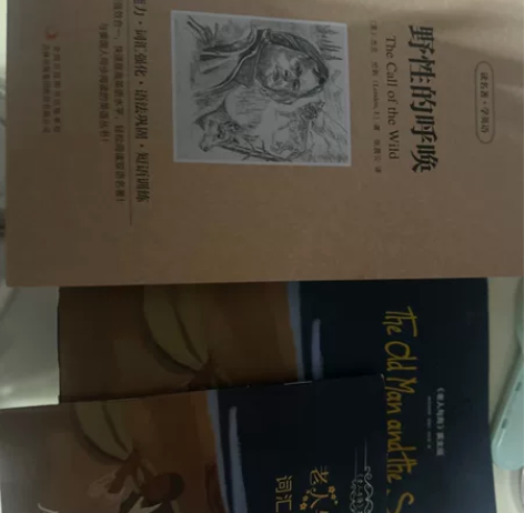 老人与海 英文版词汇注解 野性的呼唤 中英...