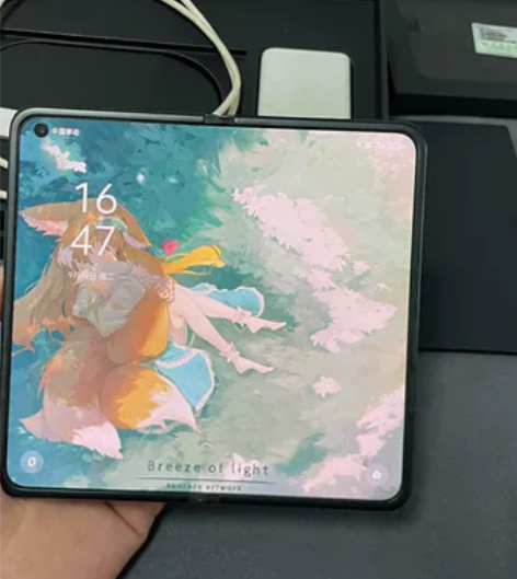 oppofindn5G折叠黑色8+256箱...