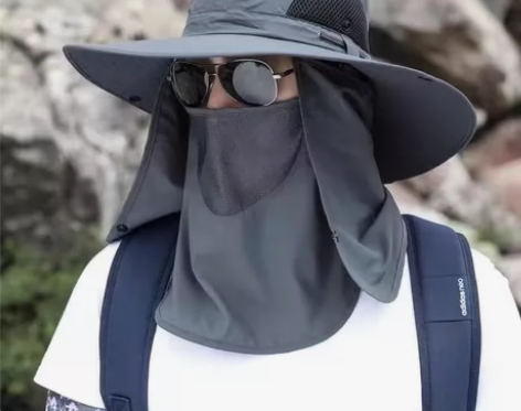 【包邮】遮阳帽防晒帽帽子男钓鱼帽渔夫帽全面...